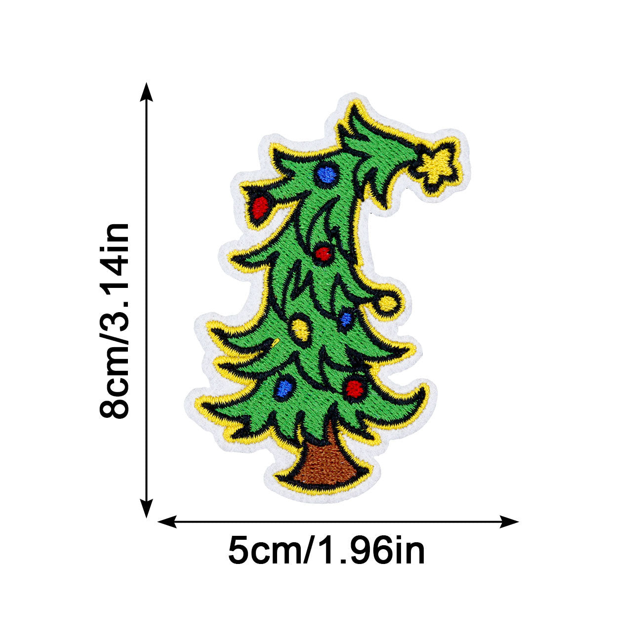 Wholesale Christmas embroidery patch Christmas cloth patch HOHOHO MERRYCHRISAMAS clothing accessories hot stamping label
